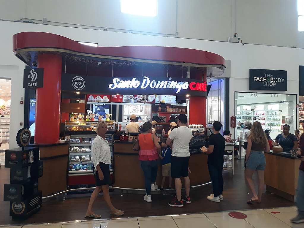 Coup of coffee, Santo Domingo brand