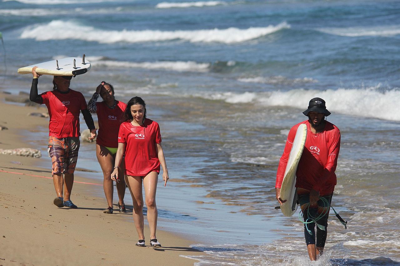 A bit tired after surf class